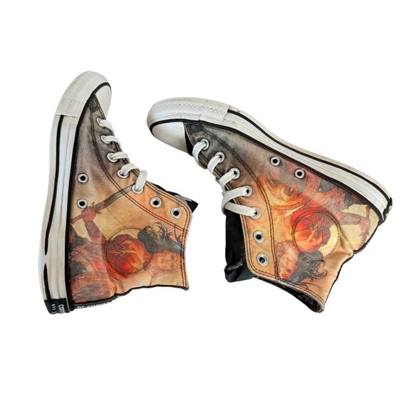 Converse High Top Sneakers Size 8 Wonder Woman Heroic DC Comics Rebirth Vol 1 - Picture 4 of 16